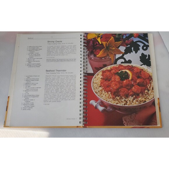 Kenmore Microwave Cooking Recipes Vintage 1981 Spiral Cookbook by Sears 1980s - Picture 11 of 16